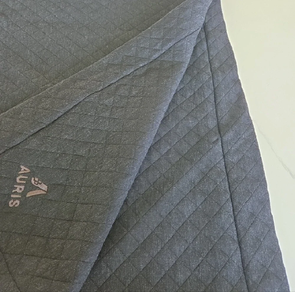 Travis Mathew Dark Grey Heather Diamond Quilt Blanket